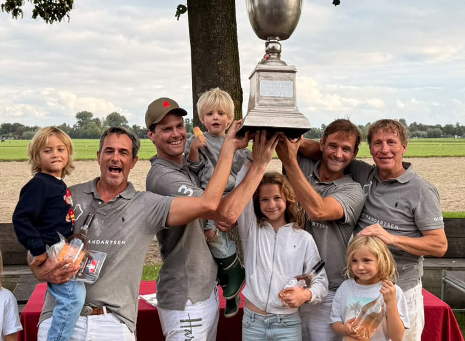 GLORIA with Thomas Rietrae, Jim Souren, Aki van Andel and Santiago Novillo Astrada wins the AMSTERDAM POLO TROPHY 2026 !
